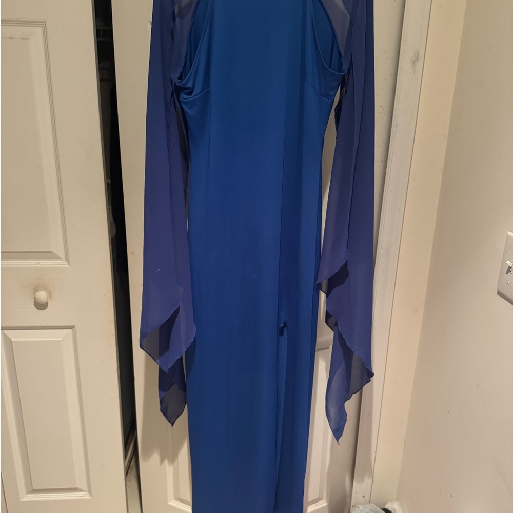 Elegant Blue Evening Dress